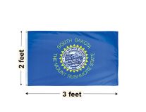 2'x3' South Dakota Nylon Outdoor Flag